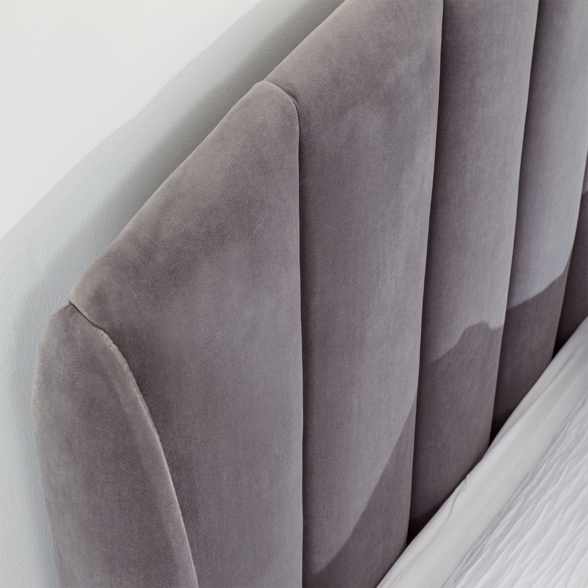 Pettine End Lift Ottoman Storage Bed, 5ft King - Grey>