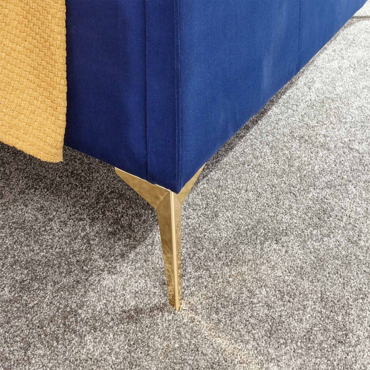 Pettine End Lift Ottoman Storage Bed, 5ft King - Royal Blue>