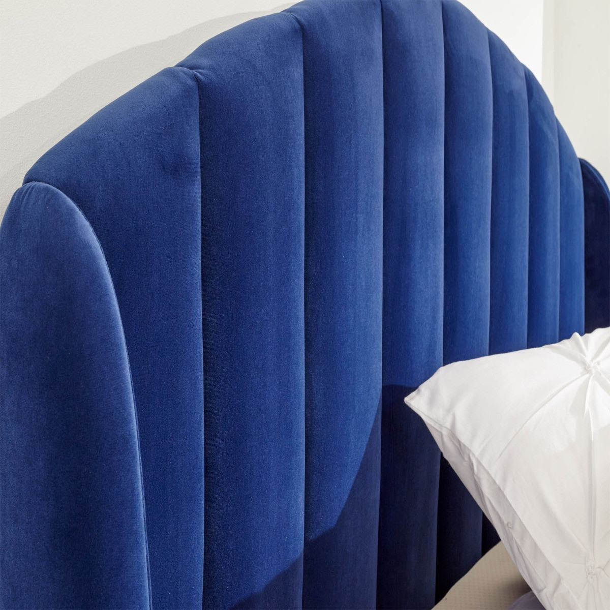 Pettine End Lift Ottoman Storage Bed - Royal Blue>