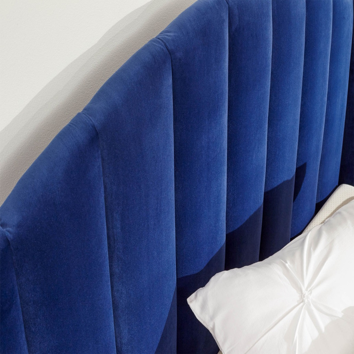 Pettine End Lift Ottoman Storage Bed, 5ft King - Royal Blue>