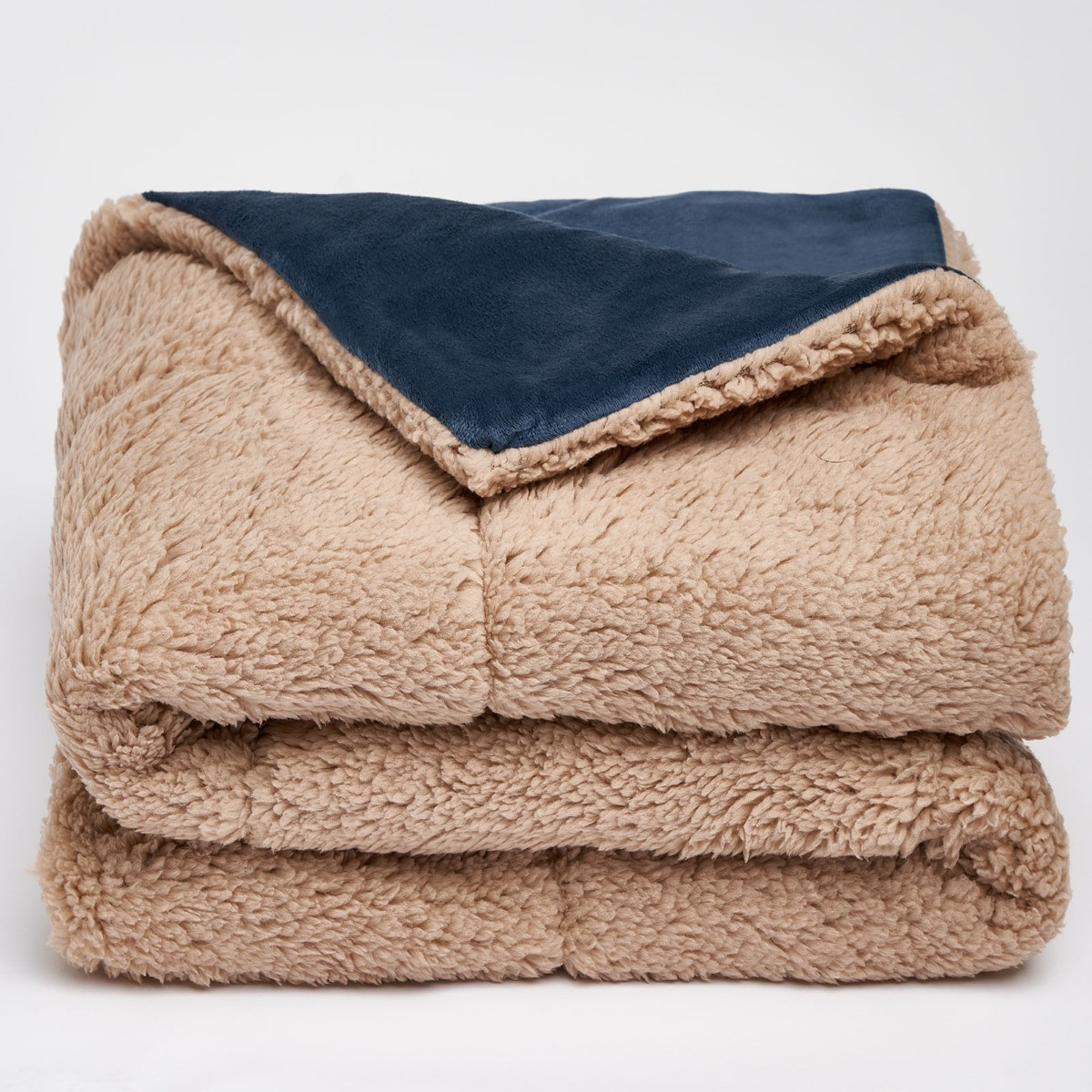 Brentfords Sherpa Soft Pet Blanket - Navy Blue>