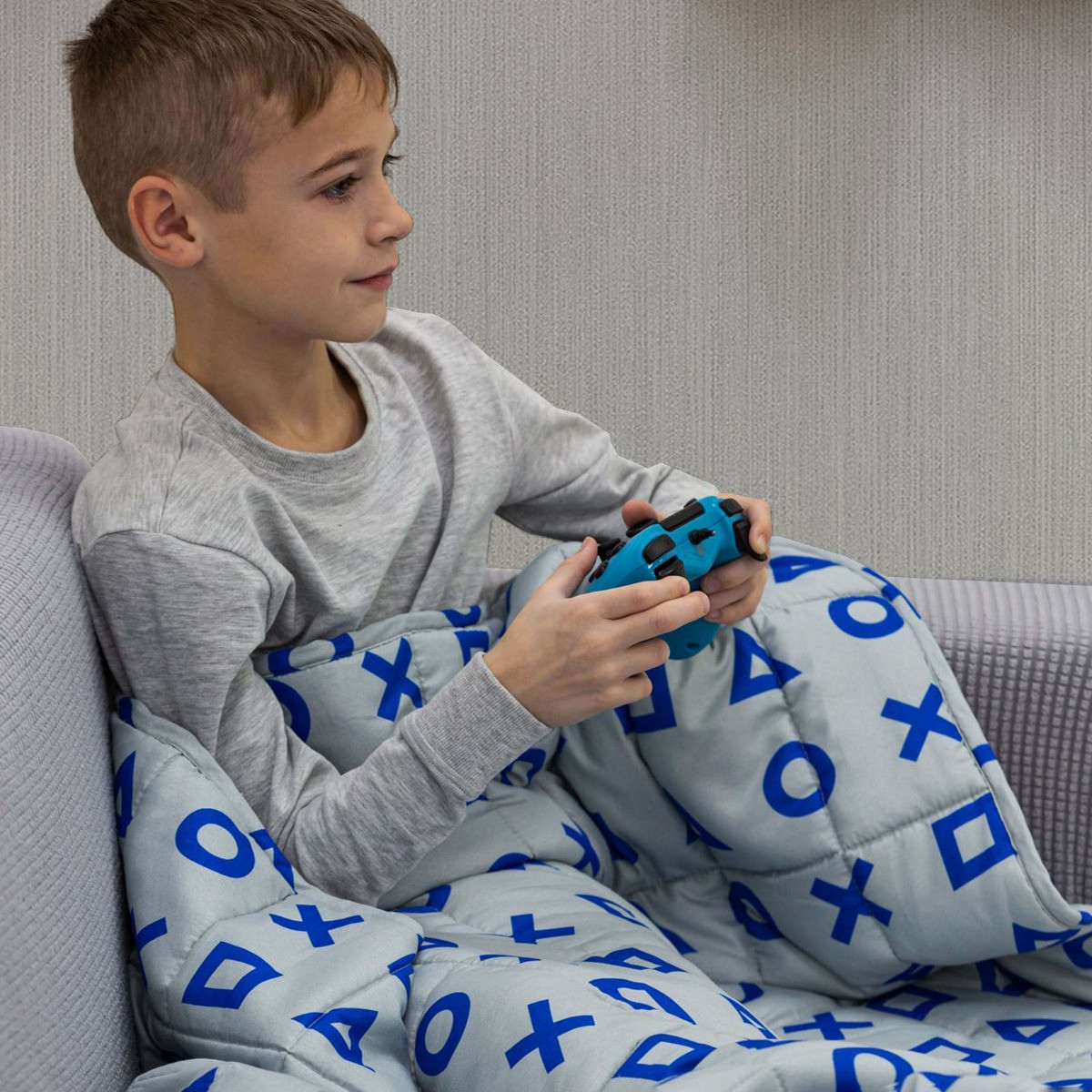 Playstation Weighted Blanket, Grey - 3kg>