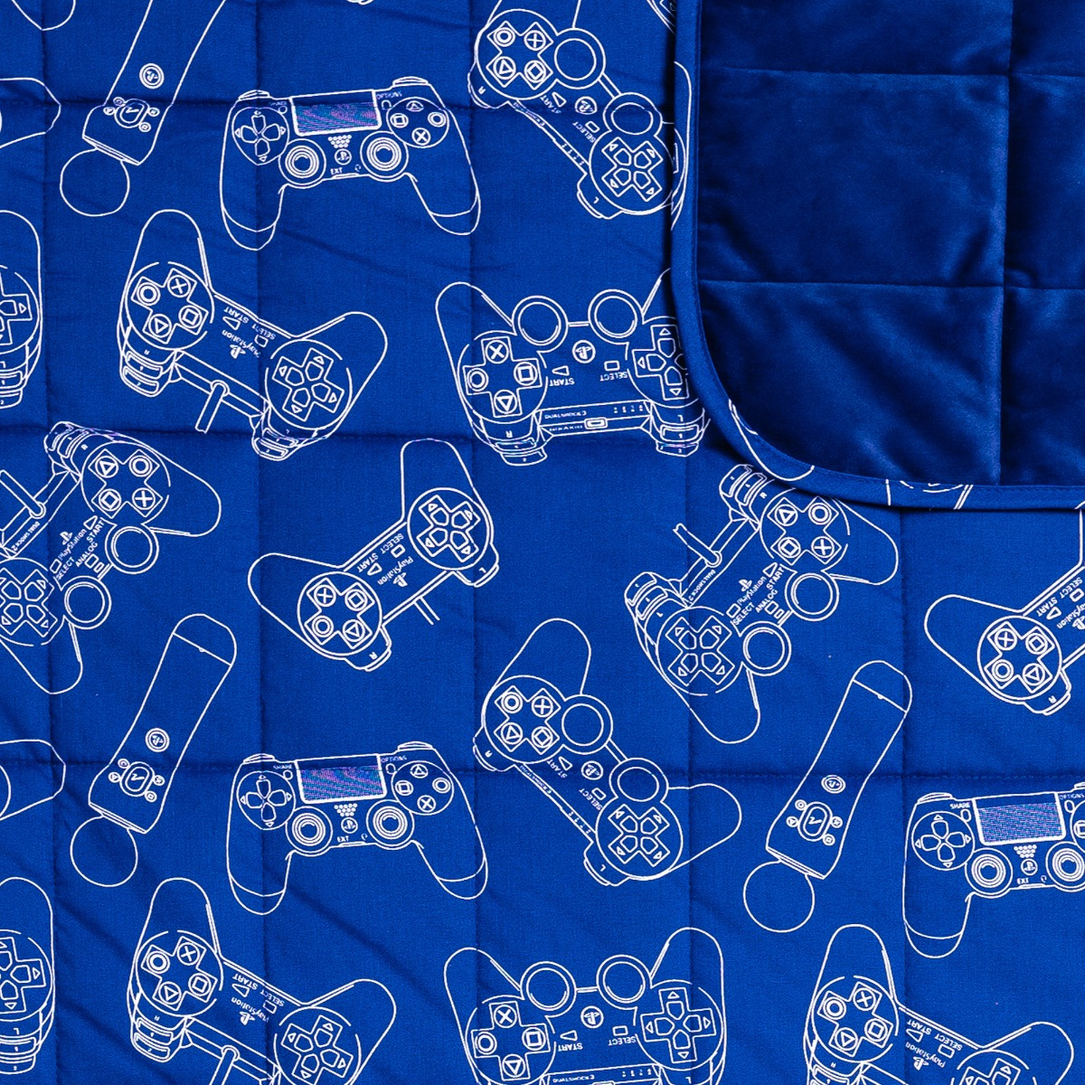 Playstation Weighted Blanket - Blue>