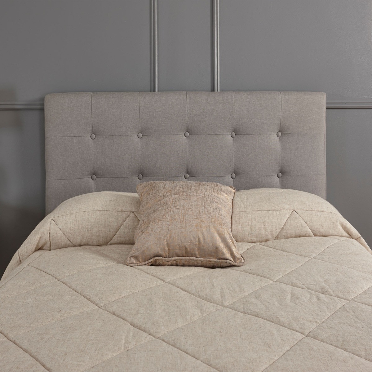 Utah Ottoman Storage Bed, 5ft King - Sundance Grey>