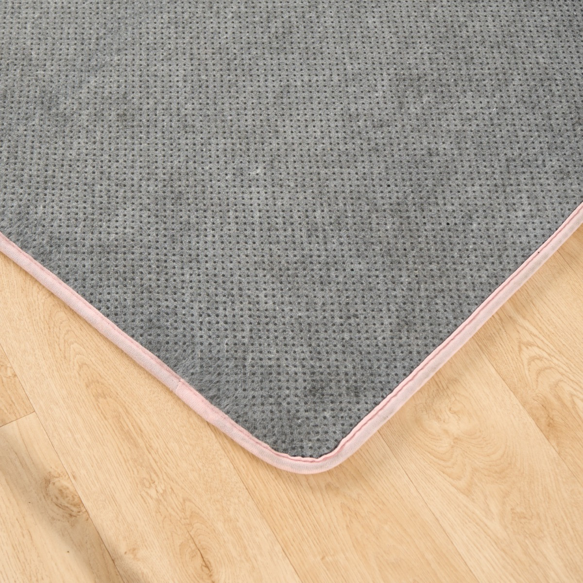 OHS Filled Microplush Rug, Blush Pink - 160 x 230cm>