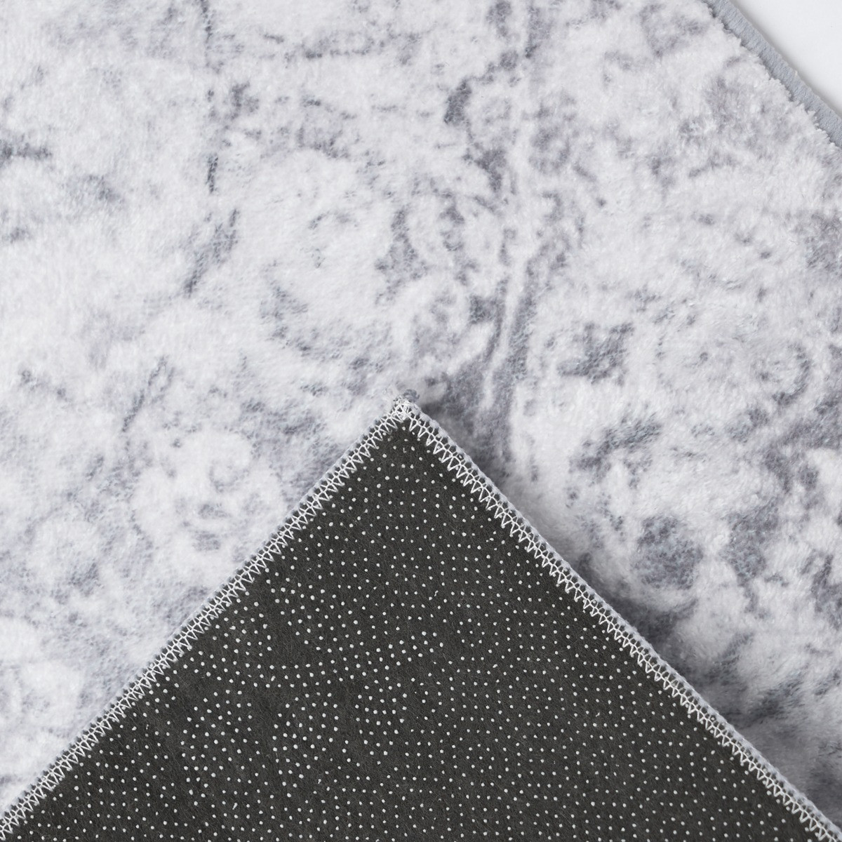 OHS Vintage Washed Flat Rug Runner - Grey>