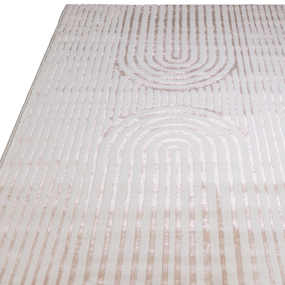 OHS Decor Arches Pattern Rug, Natural - 110 x 160cm>