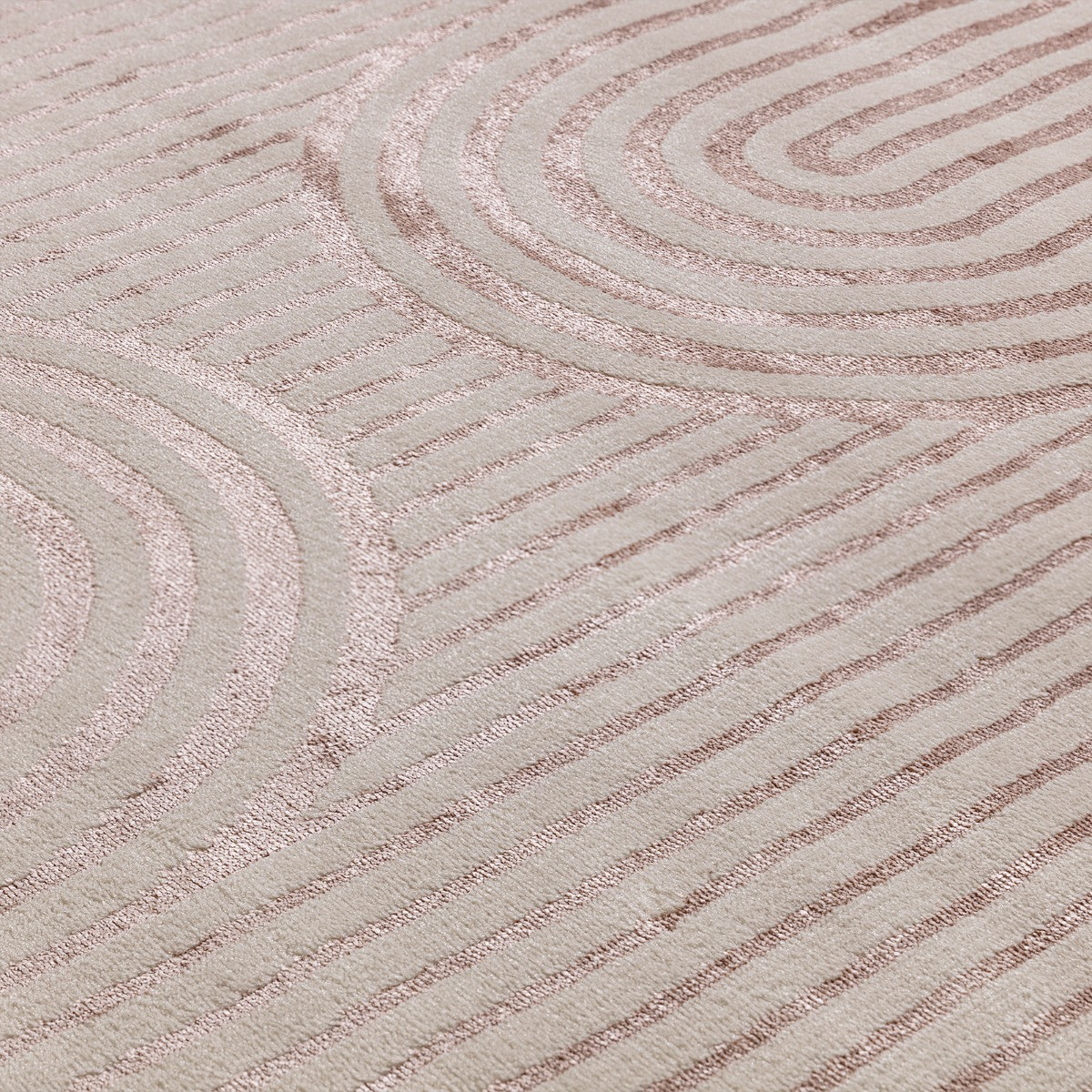 OHS Decor Arches Pattern Rug, Natural - 110 x 160cm>