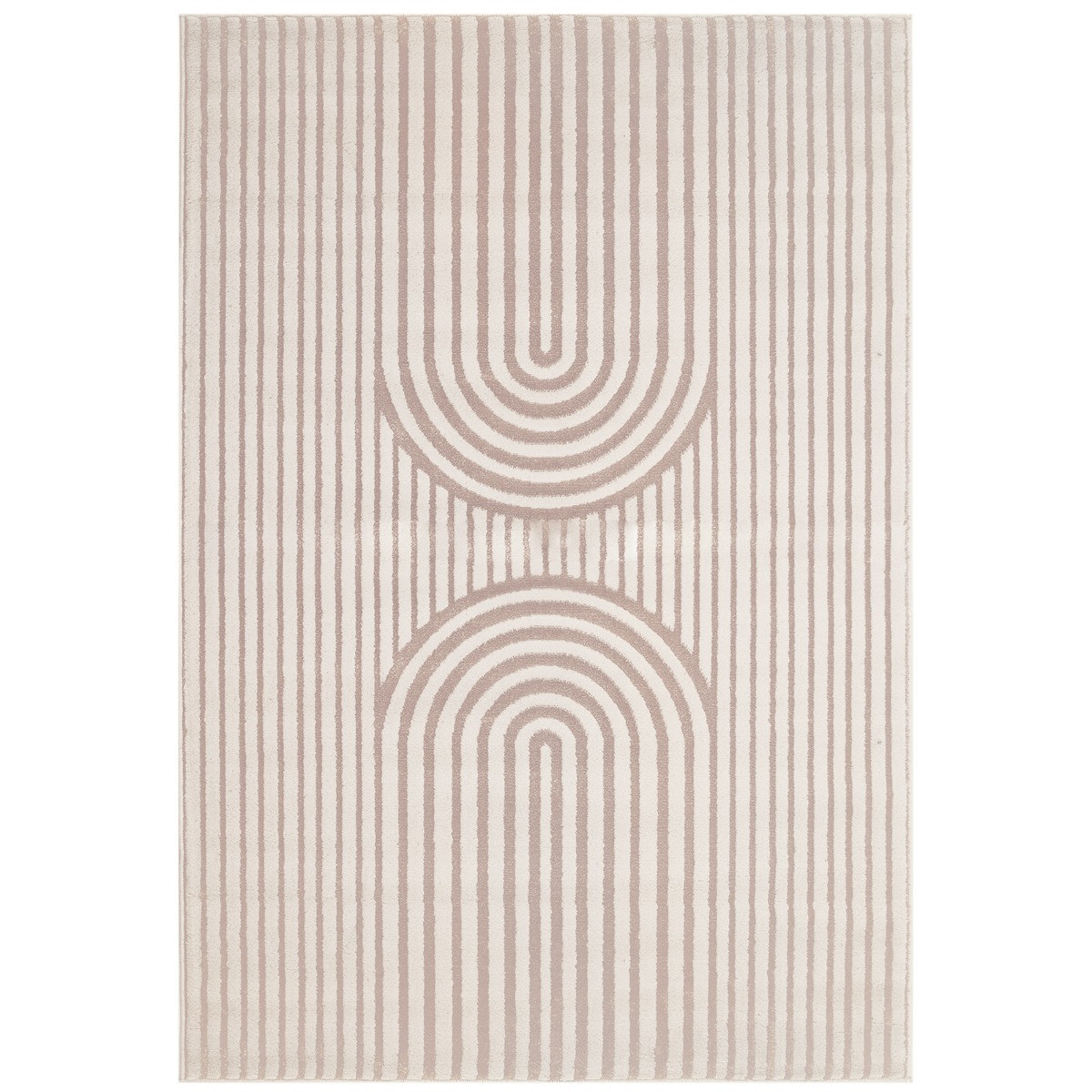 OHS Decor Arches Pattern Rug, Natural - 150 x 210cm