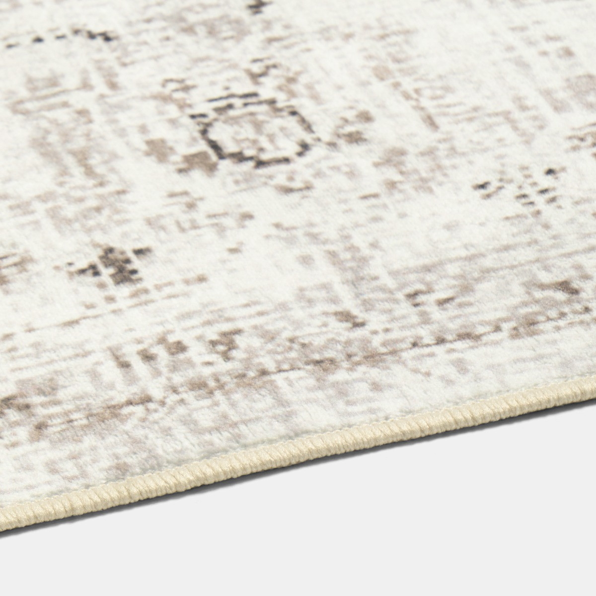 OHS Washable Vintage Printed Rug, Natural - 160 x 230 cm>