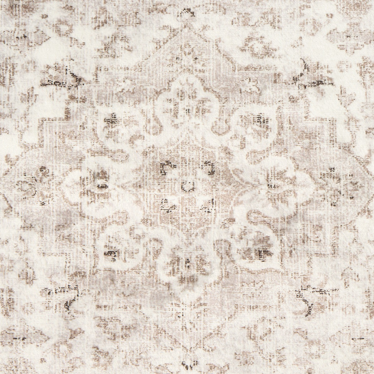 OHS Washable Vintage Printed Runner - Natural>