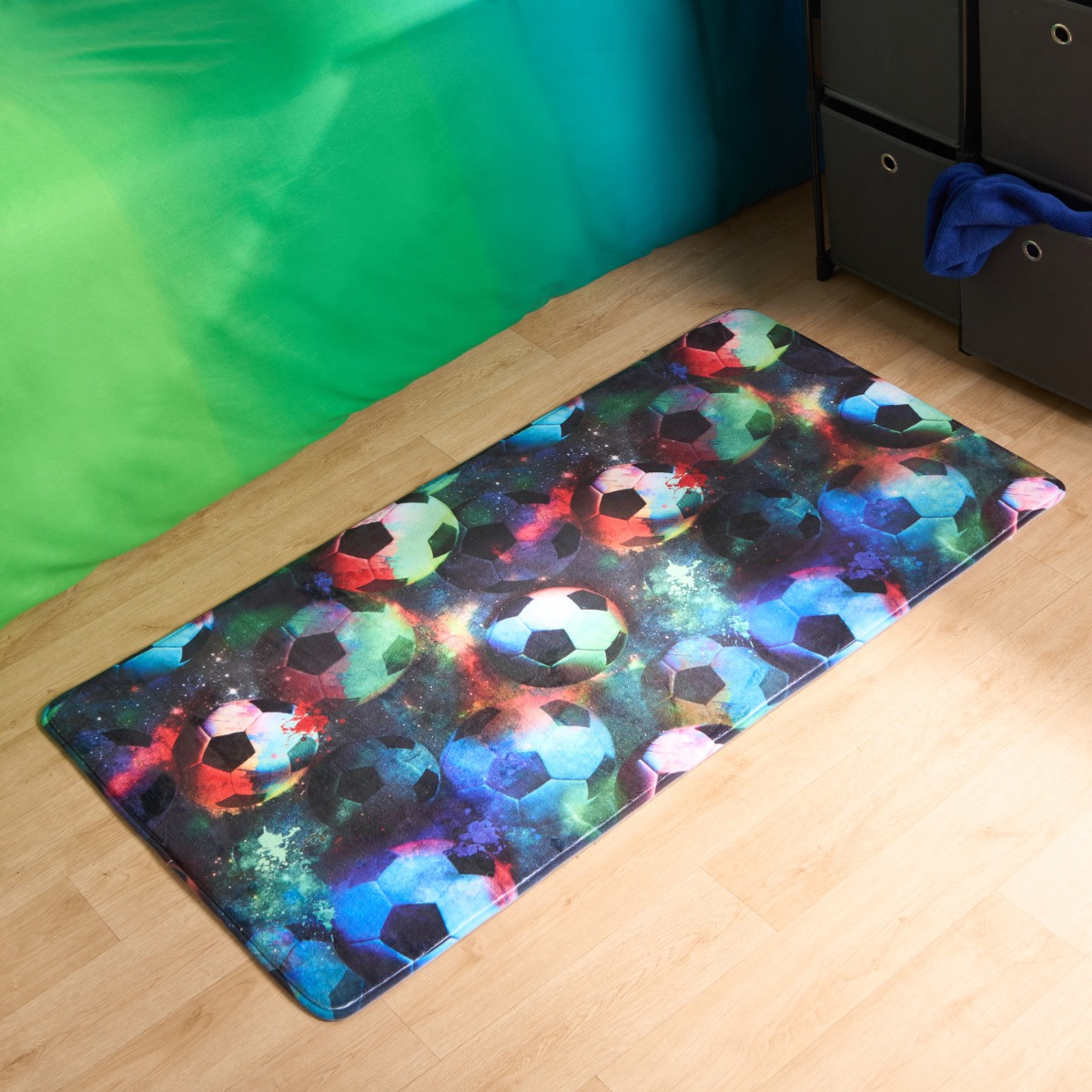 OHS Kids Supersoft Football Rug - Multi>