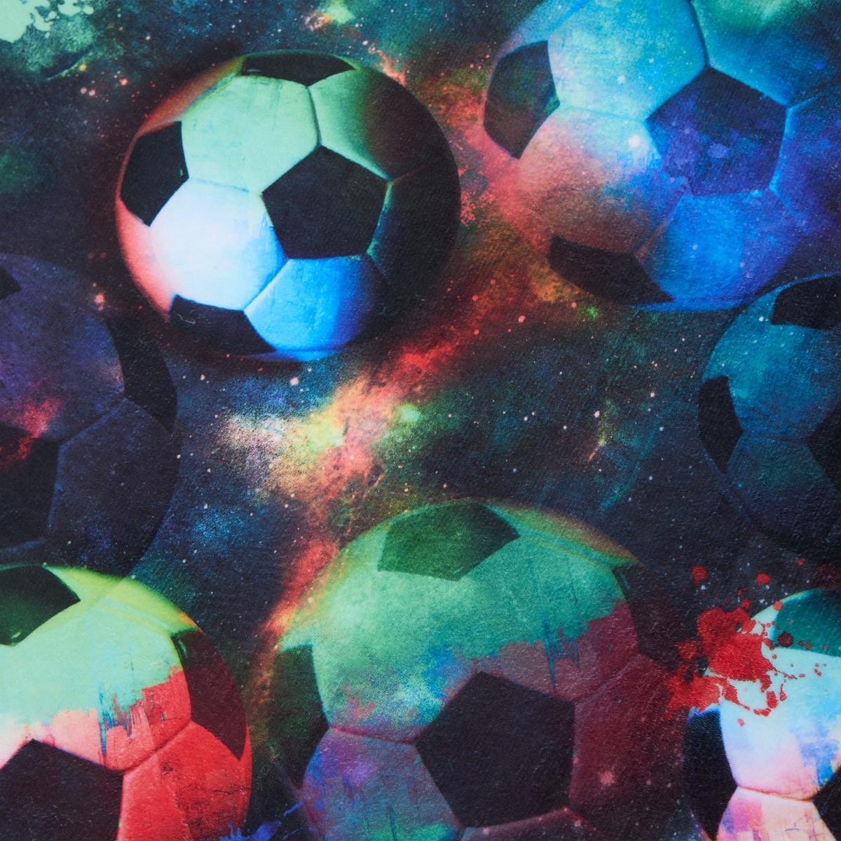 OHS Kids Supersoft Football Rug - Multi>