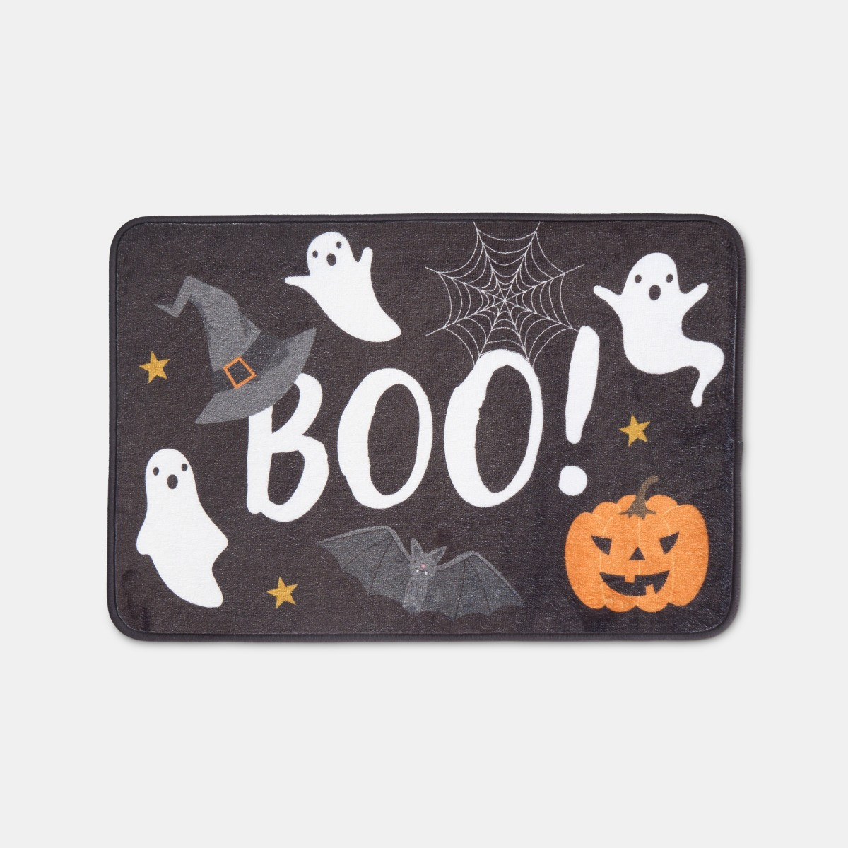 OHS Halloween Ghost Printed Mat - Black >