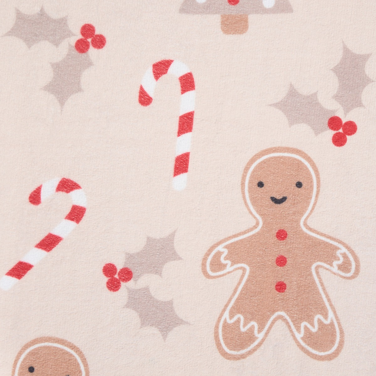 OHS Gingerbread Man Printed Mat - Natural >