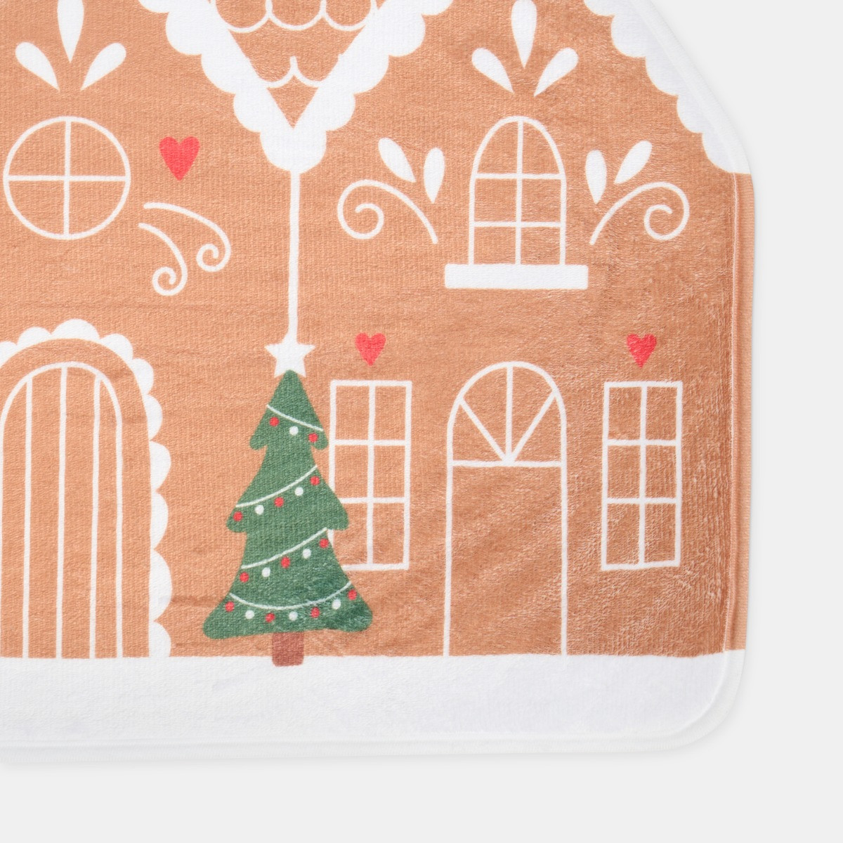 OHS Christmas Gingerbread Printed Runner - Brown >