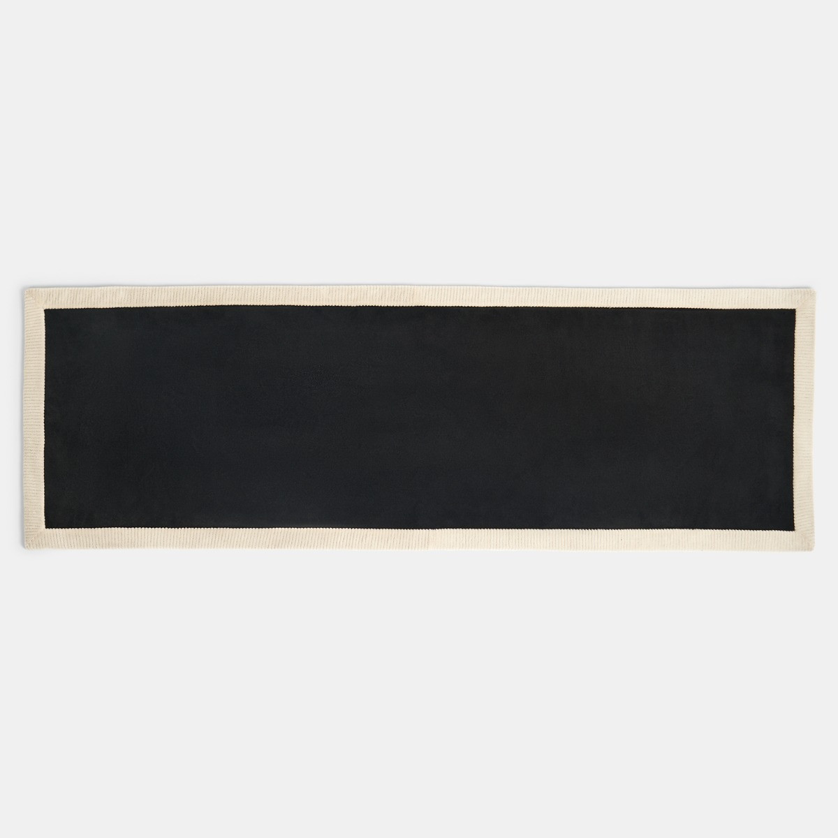 OHS Contrast Border Runner - Black/Cream>