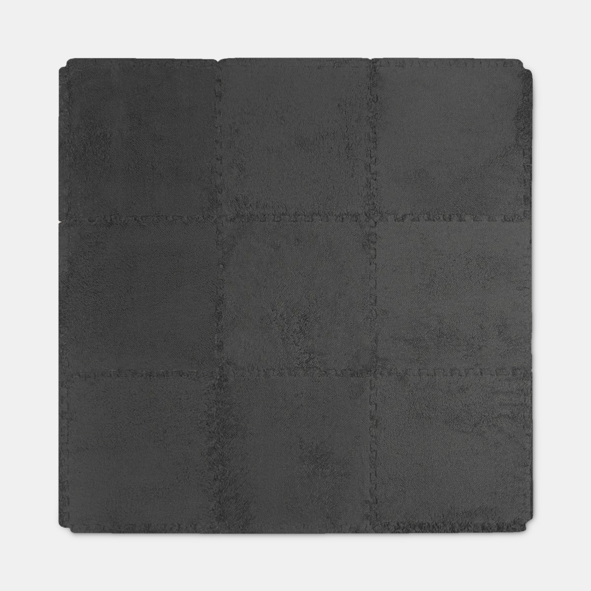 OHS 9 Piece Interlocking Teddy Tiles - Charcoal>