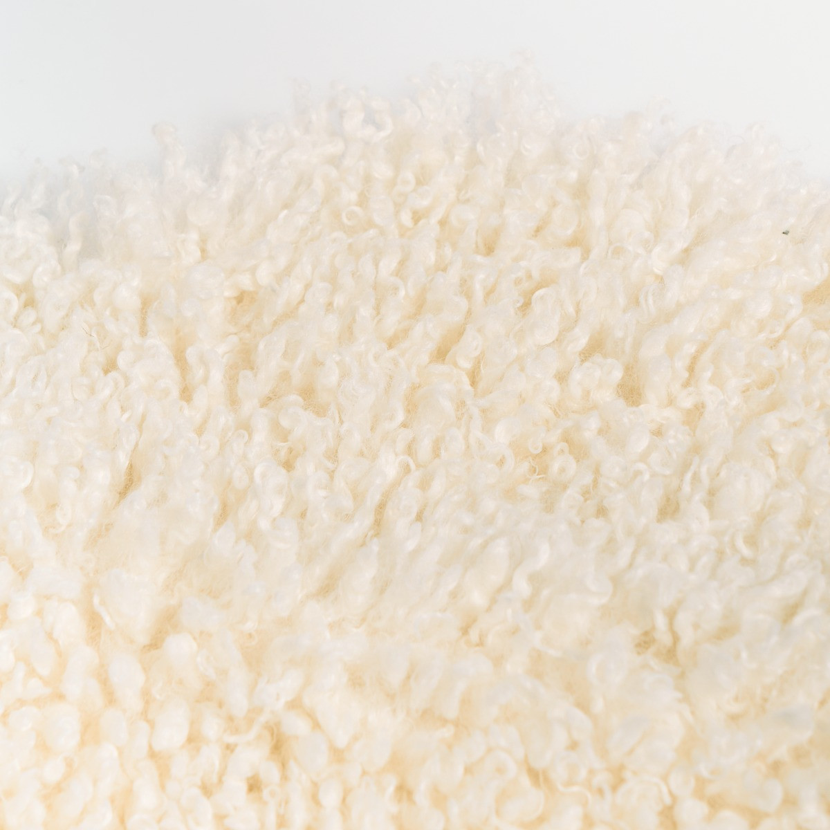 OHS Sofia Faux Fur Rug - Cream>