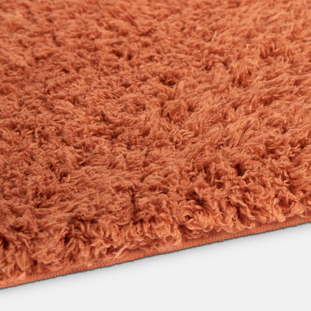 OHS Cosy Teddy Rug, Rust - 120 x 170cm>