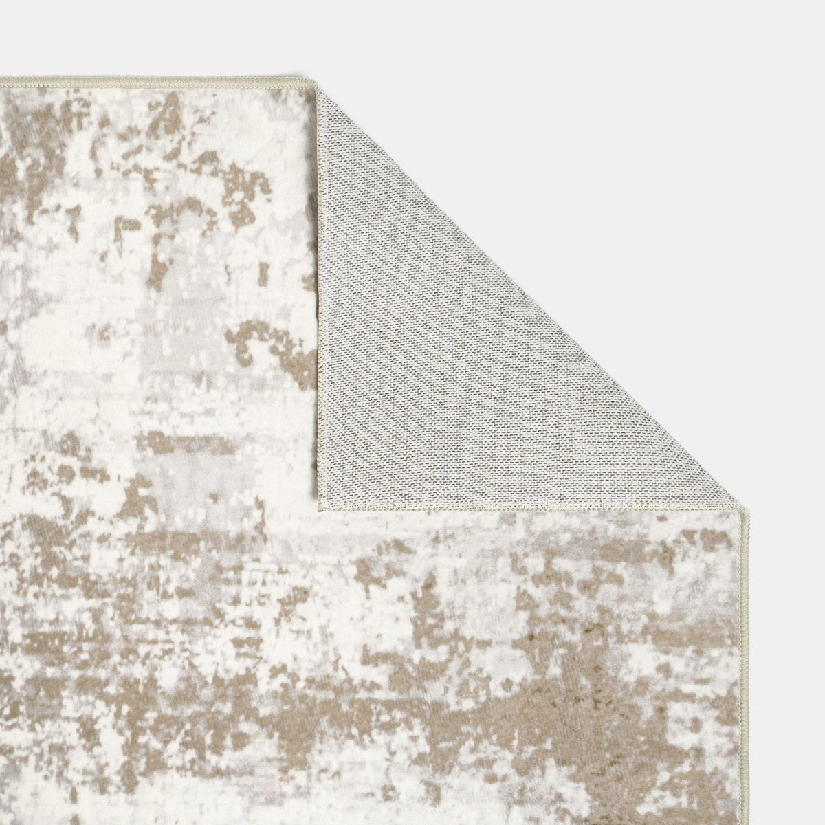 OHS Washable Abstract Printed Rug - Natural>