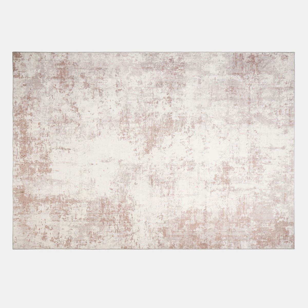OHS Washable Abstract Printed Rug - Natural>