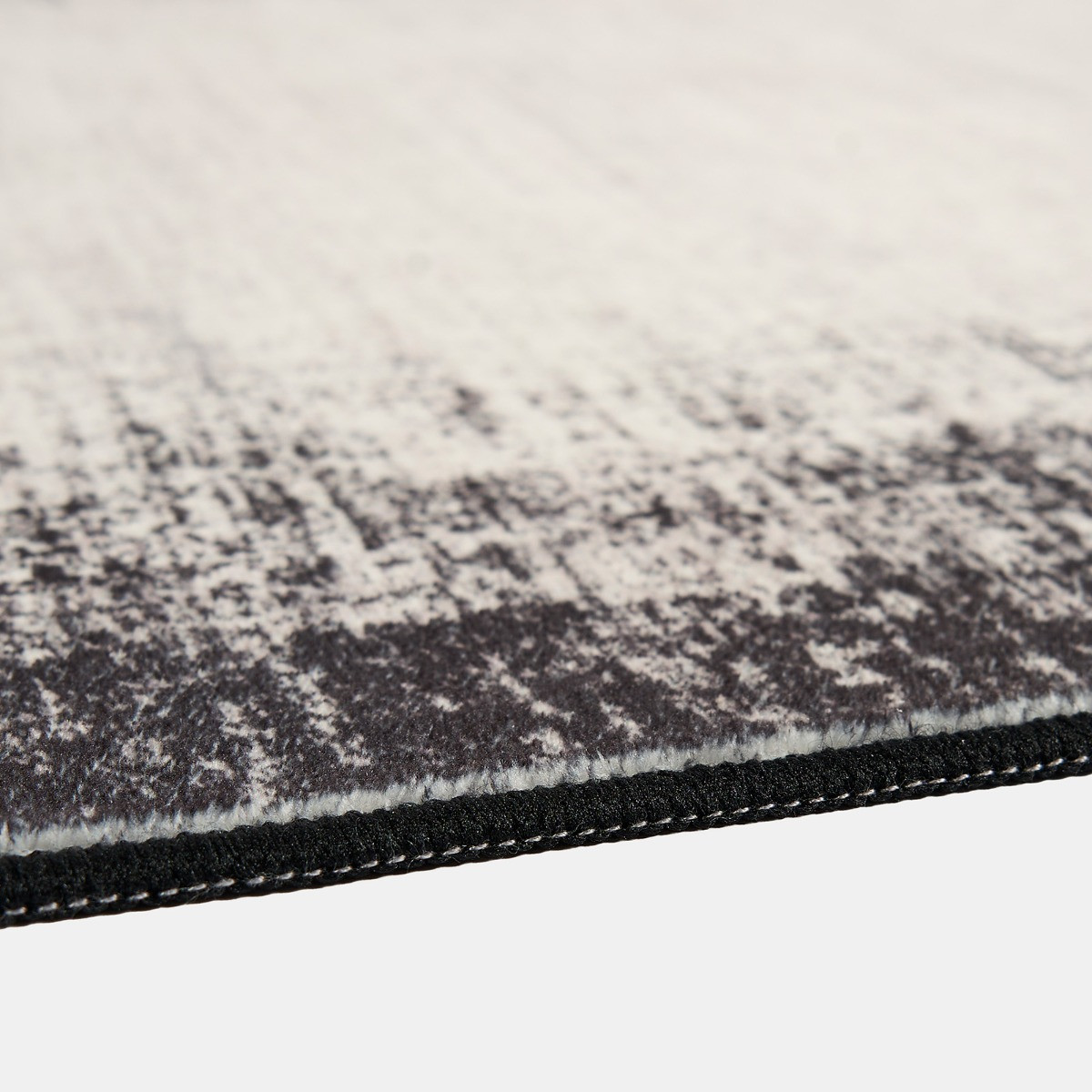 OHS Washable Abstract Printed Runner - Monochrome>