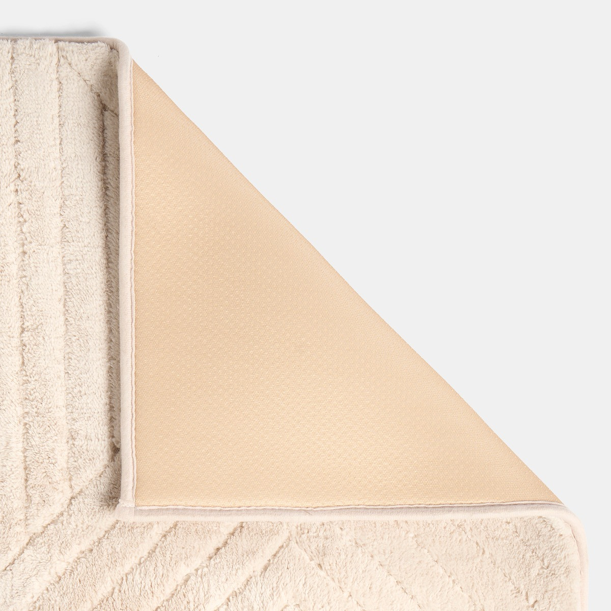OHS Tufted Geometric Rug, Stone - 80 x 150cm>