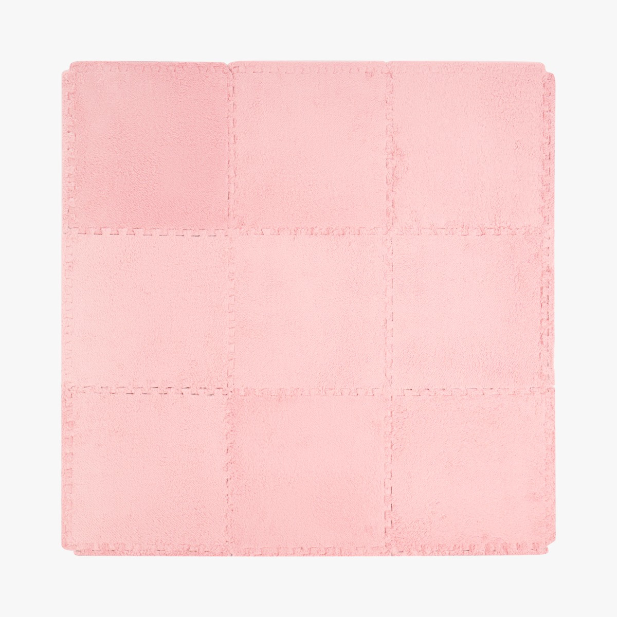 OHS 9 Piece Interlocking Teddy Tiles - Pink>