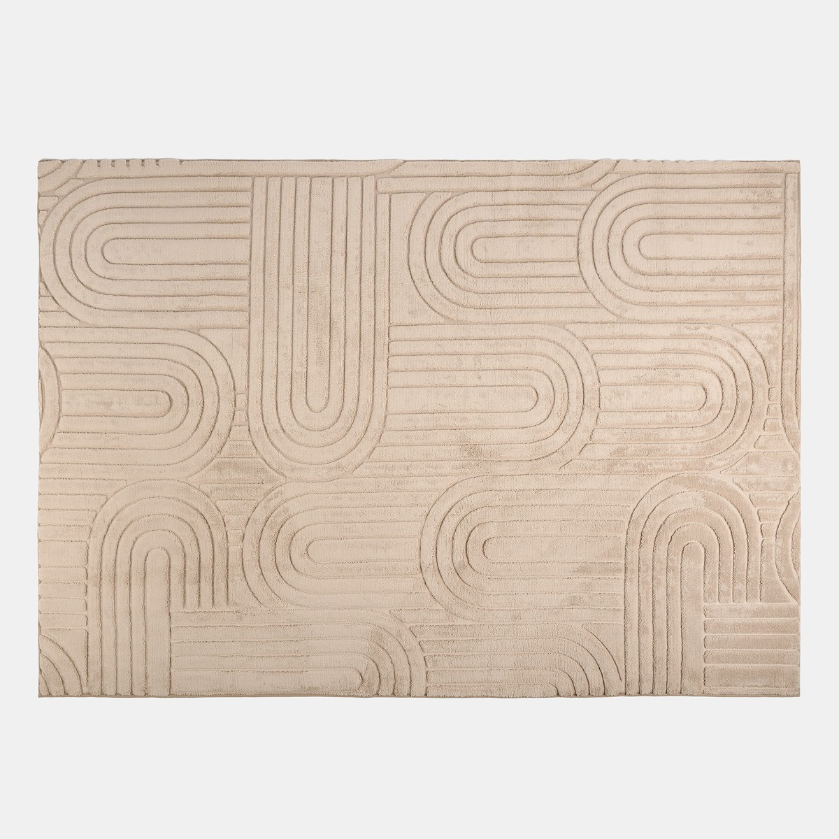 OHS Tufted Arches Rug - Mink>