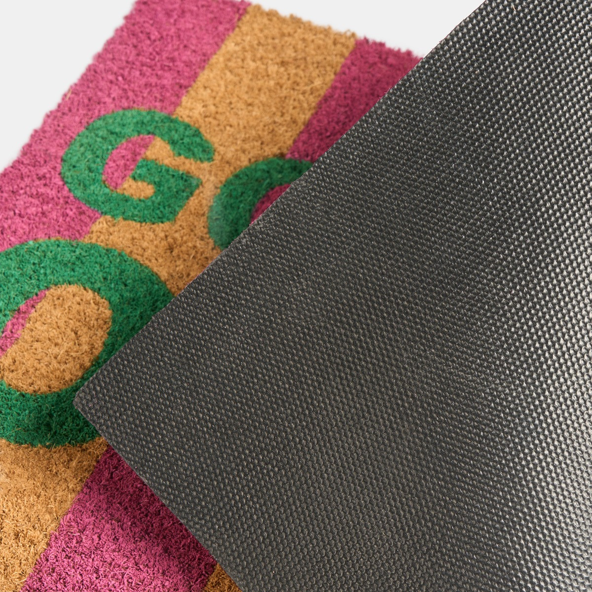 OHS Hello Goodbye Print Coir Mat - Multi>