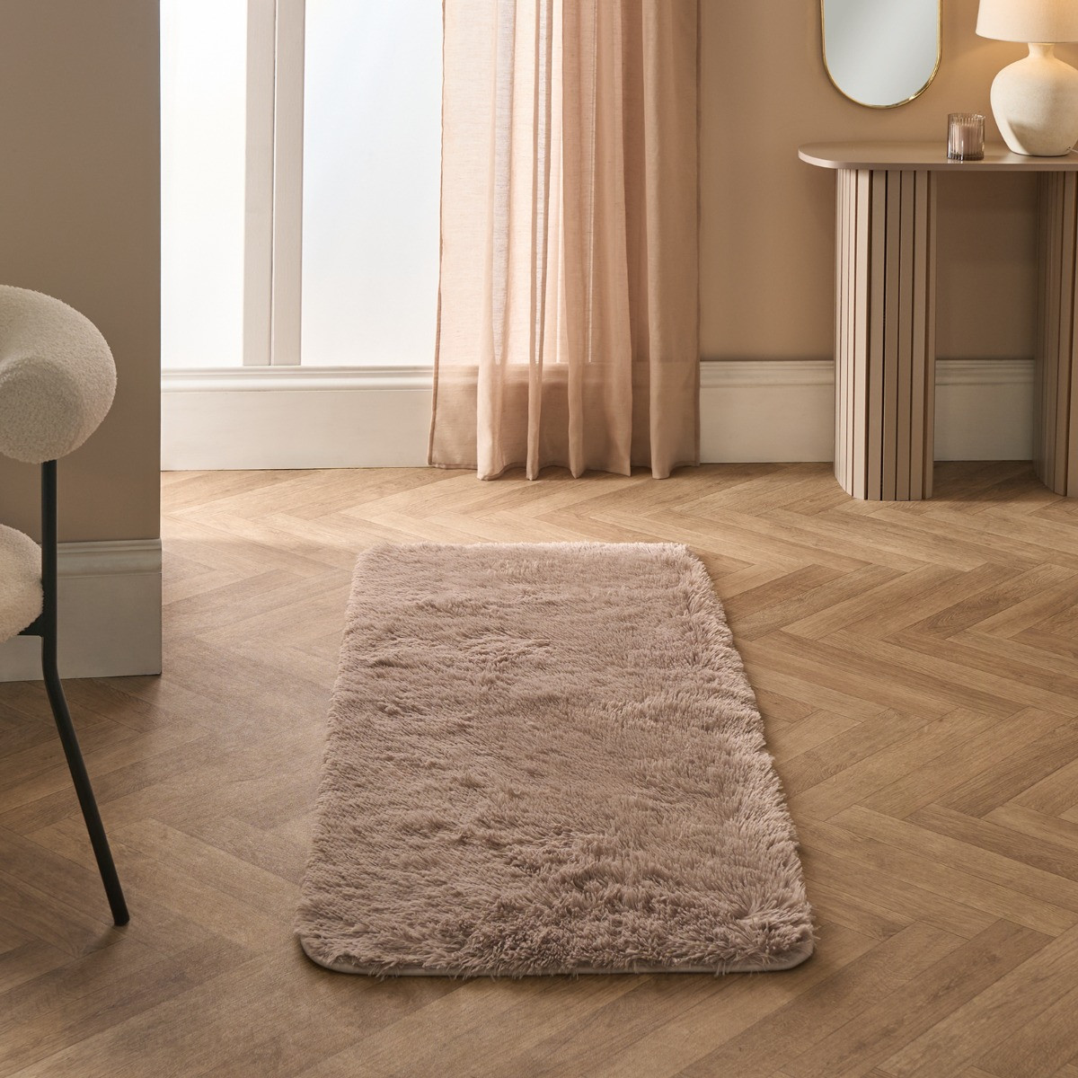 OHS Soft Fluffy Runner - Natural>