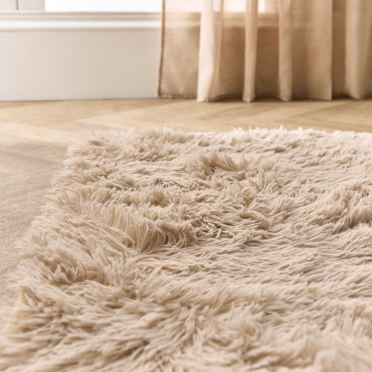 OHS Soft Fluffy Runner - Stone>