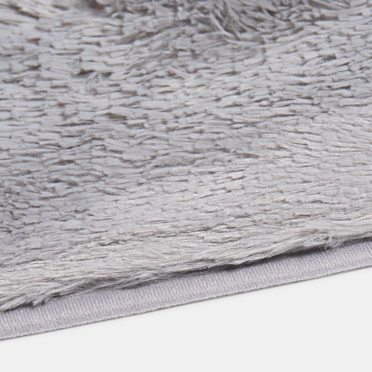 OHS Soft Fluffy Rug, Grey - 120 x 170cm>