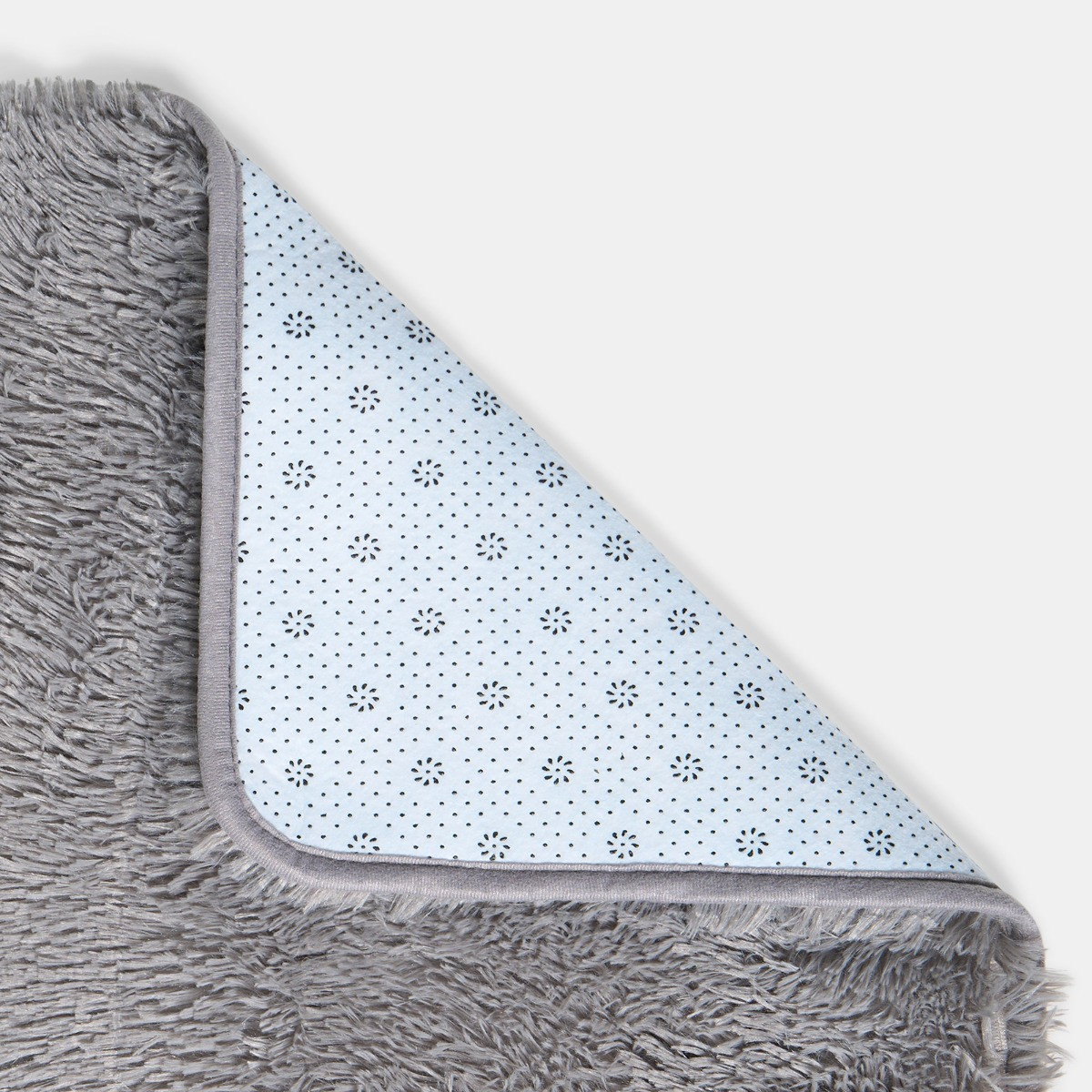 OHS Soft Fluffy Rug, Grey - 120 x 170cm>