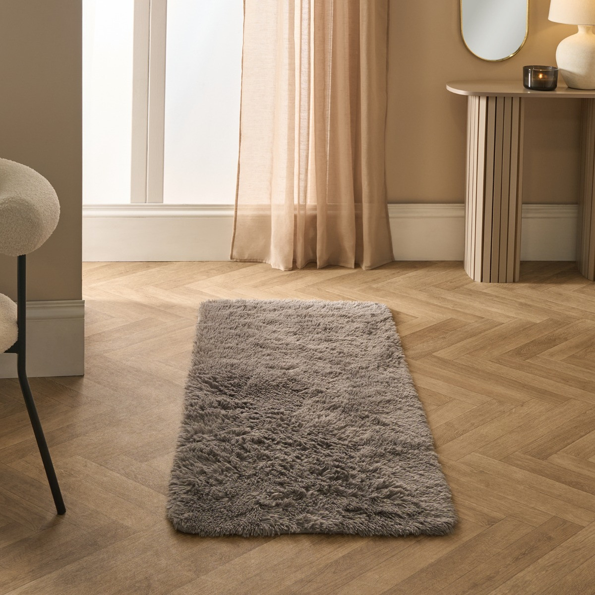 OHS Soft Fluffy Runner - Grey>