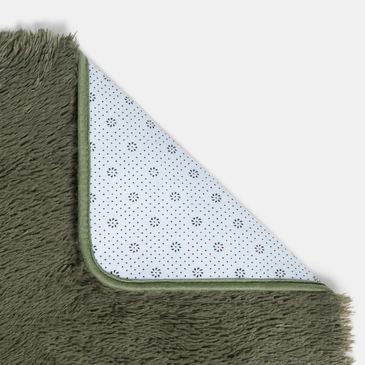 OHS Soft Fluffy Rug, Woodland Green - 120 x 170cm>