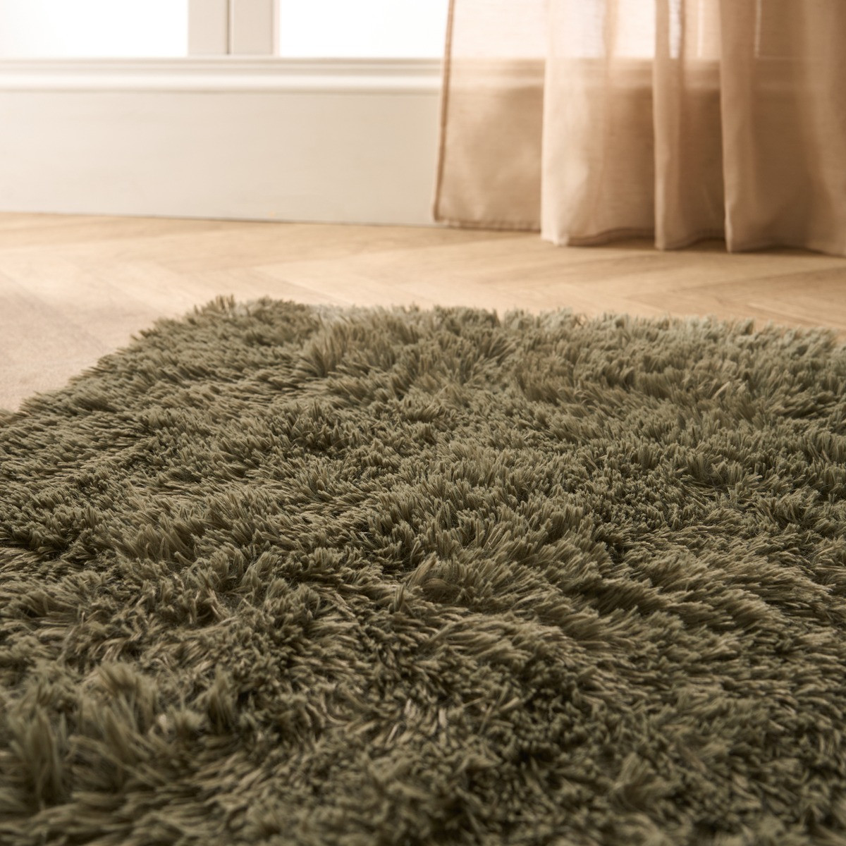 OHS Soft Fluffy Runner - Woodland Green>