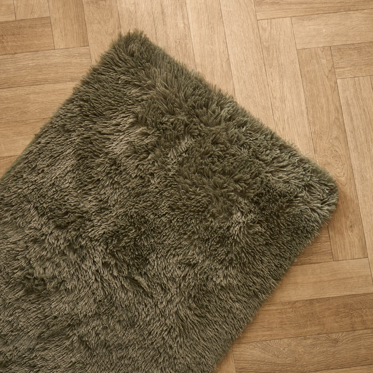 OHS Soft Fluffy Runner - Woodland Green>
