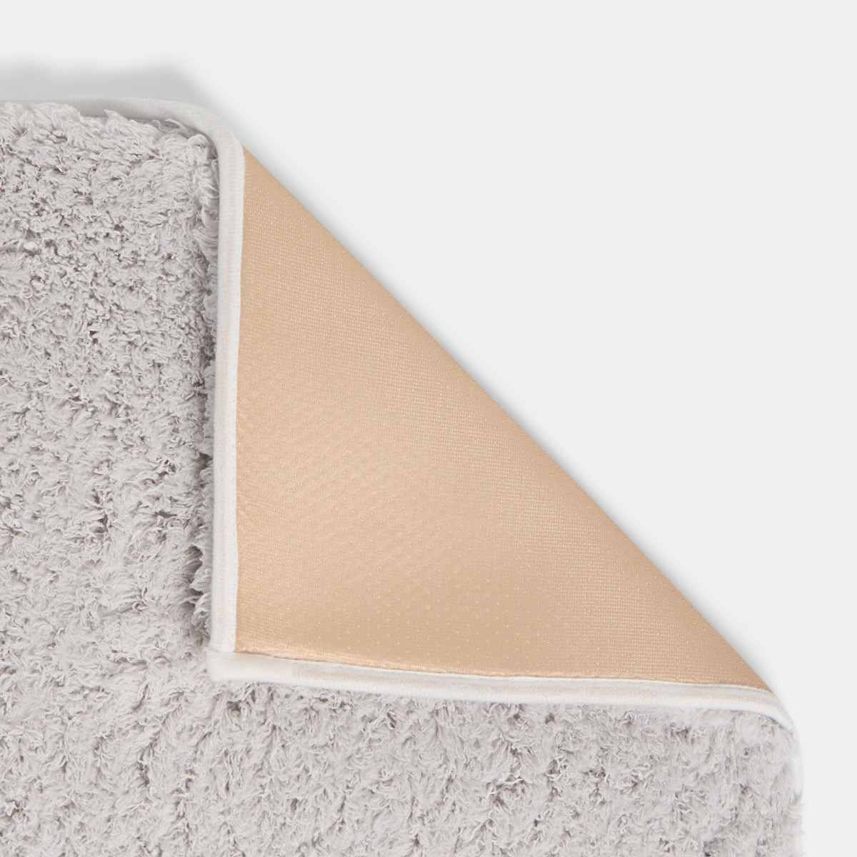 OHS Cosy Teddy Rug, Silver - 80 x 150cm>