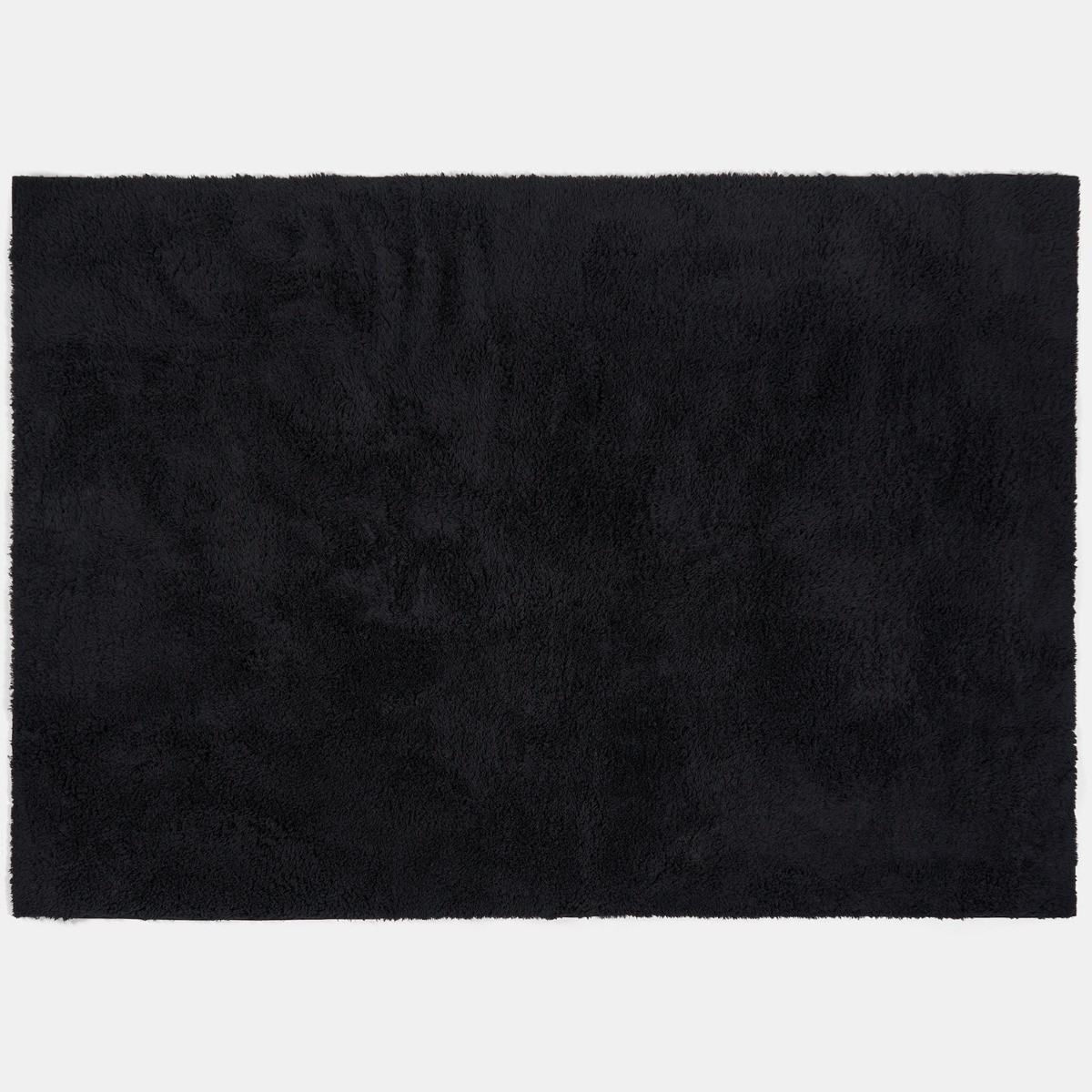 OHS Cosy Teddy Rug - Black>