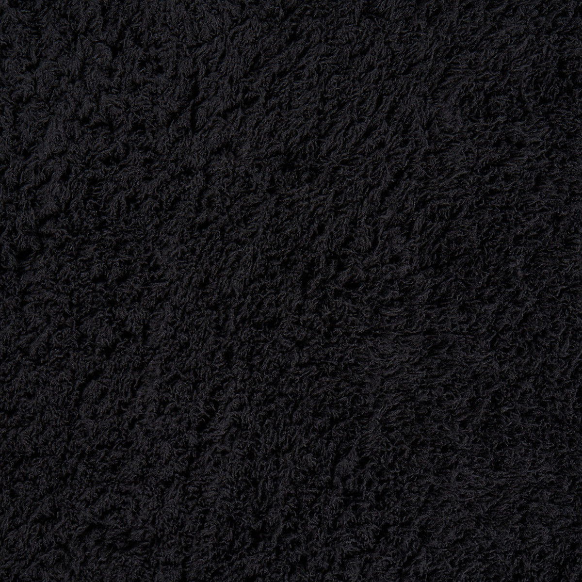 OHS Cosy Teddy Rug - Black>