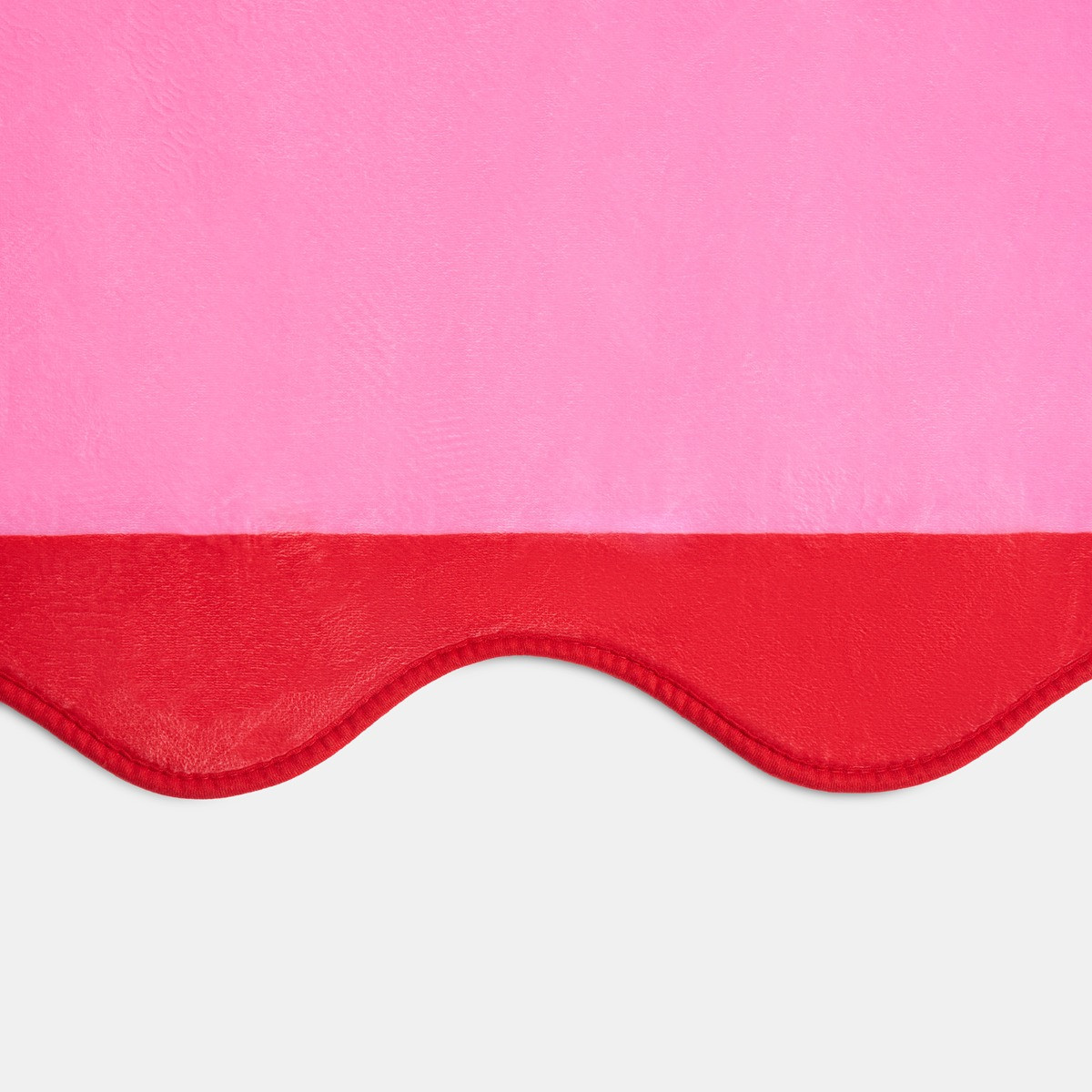 OHS Scallop Edge Rug, Pink/Red - 120 x 170cm>