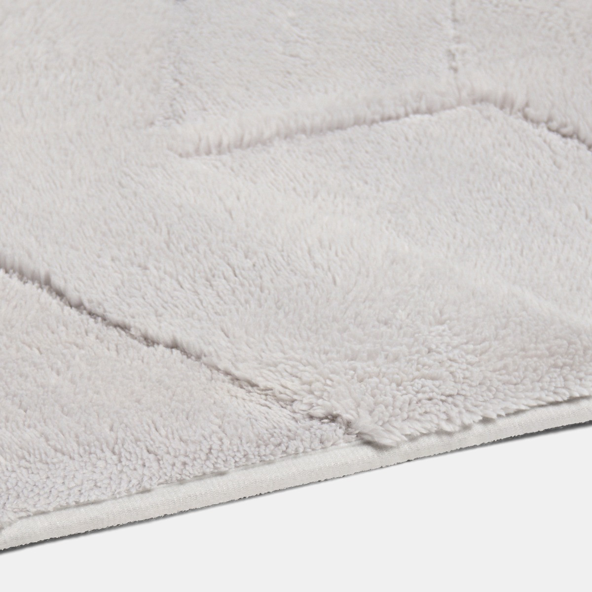 OHS Chevron Carved Rug - Grey>