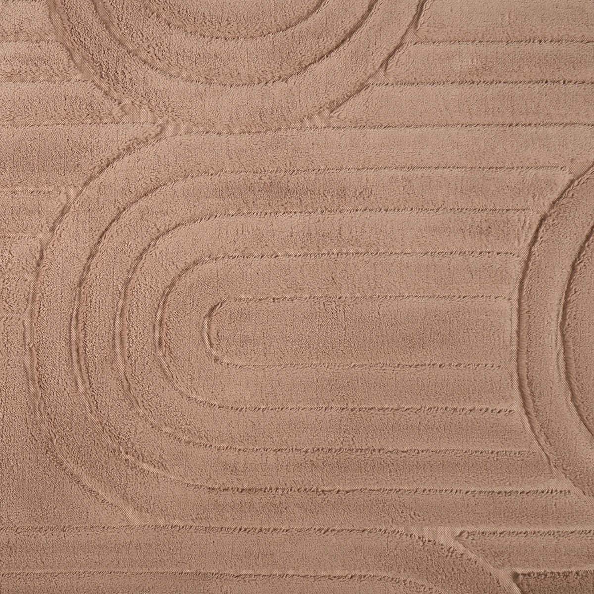 OHS Tufted Arches Rug - Mocha>