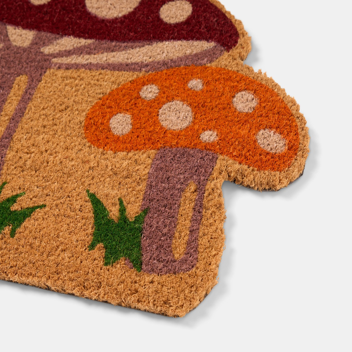 OHS Mushroom Shaped Coir Mat - Natural>