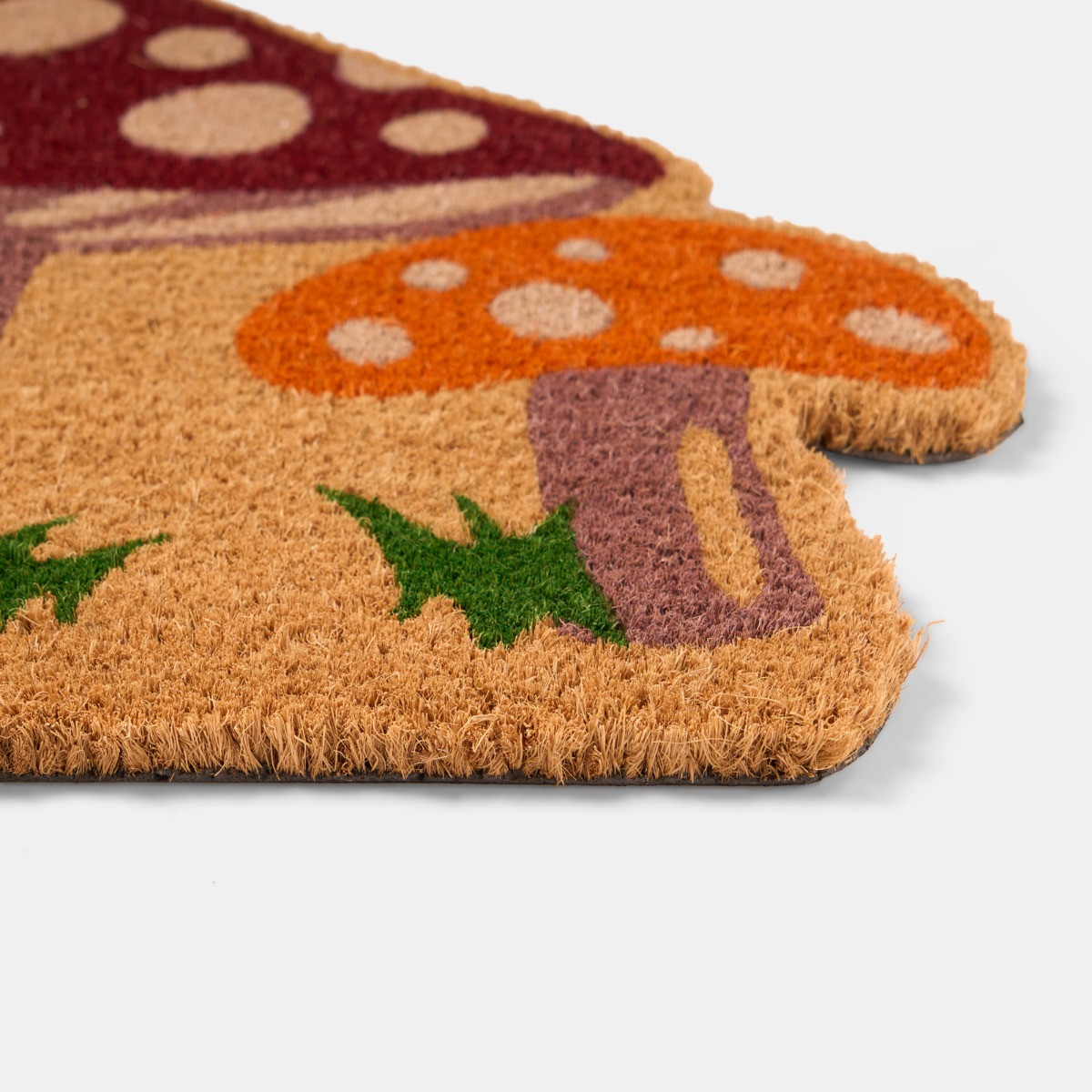 OHS Mushroom Shaped Coir Mat - Natural>