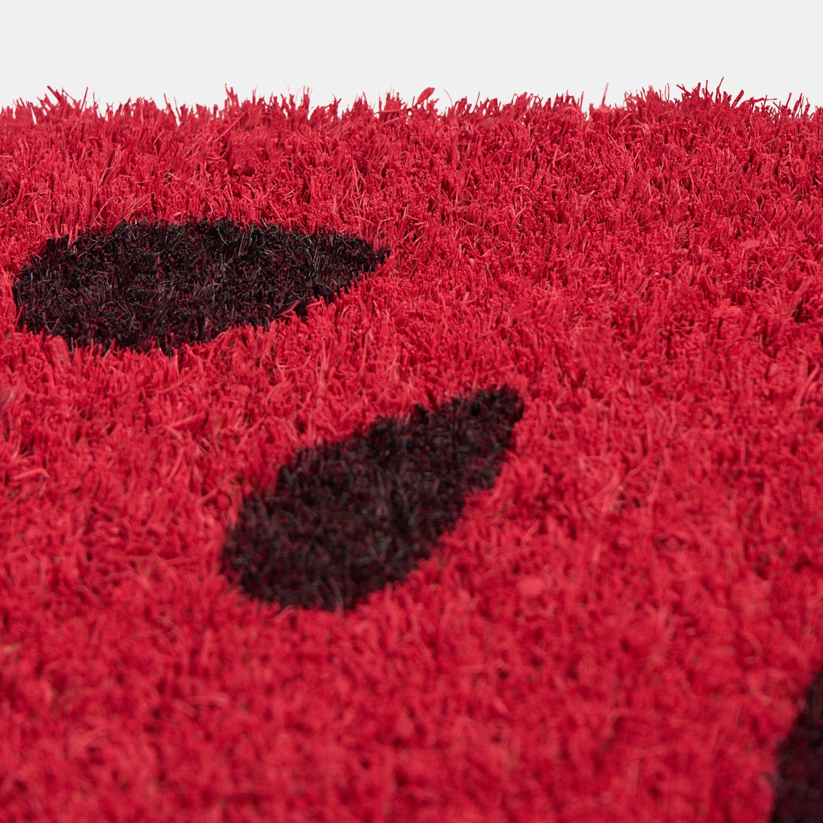 OHS Watermelon Shaped Coir Mat - Red/Green>