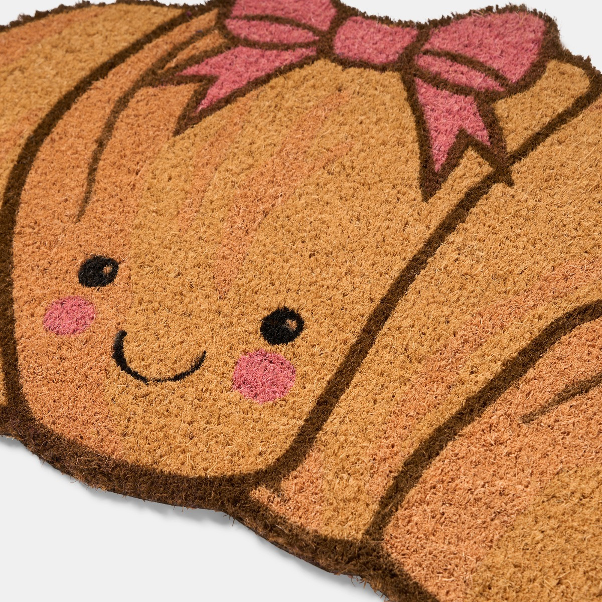 OHS Bow Croissant Shaped Coir Mat - Natural>