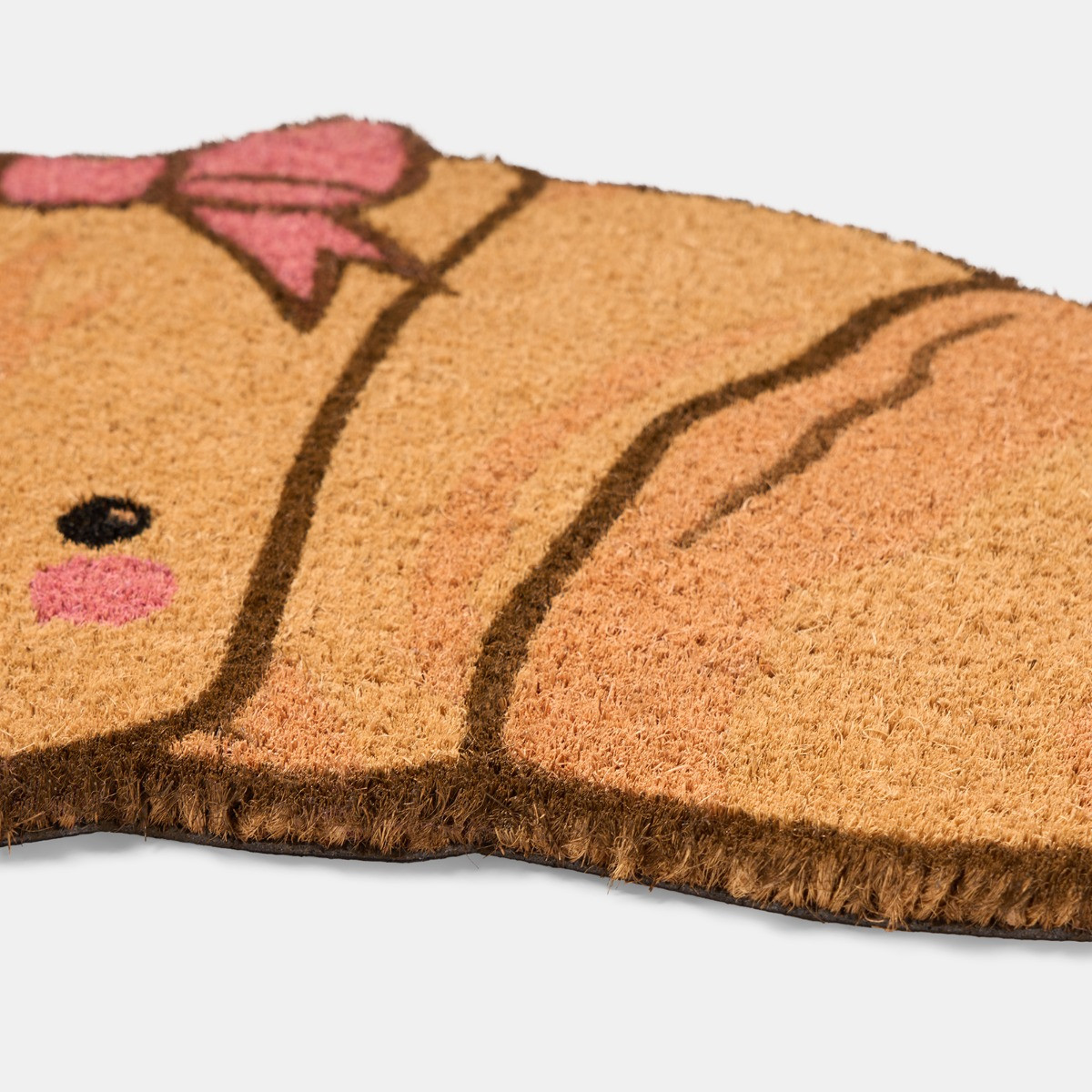 OHS Bow Croissant Shaped Coir Mat - Natural>